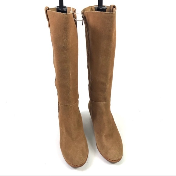 New! Jack Rogers Oak Sawyer Cognac Suede Boots 5.5 - Picture 2 of 8